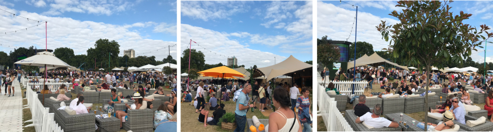 The American Express Summer Garden BST Hyde Park London The American Express Summer Garden BST Hyde Park London